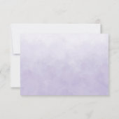 Carte Bluebirds sur les fleurs violet (Dos)