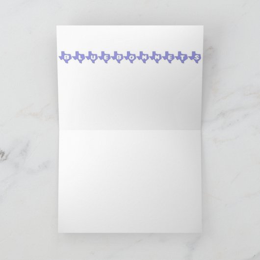 Carte Bluebonnets (Intérieur)