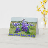 Carte Bluebonnets (Fleur jaune)