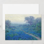 Carte Bluebonnets à Sunrise | Julian Onderdonk (Devant / Derrière)