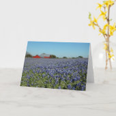 Carte Bluebonnets et Grange (Fleur jaune)