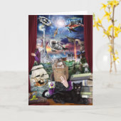 Carte Bluegate I love Livres (Fleur jaune)