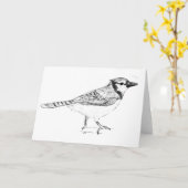 Carte Bluejay (Fleur jaune)