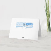 Carte Bluesy Snowman (Dos)