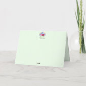 Carte Blumenstrauss Folded Geeting Card (Dos)