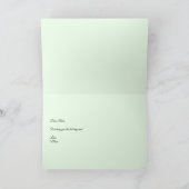 Carte Blumenstrauss Folded Geeting Card (Intérieur)