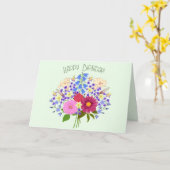 Carte Blumenstrauss Folded Geeting Card (Fleur jaune)