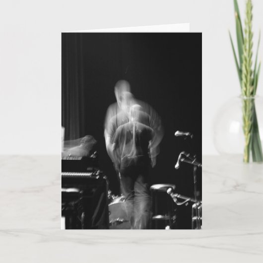 Carte Blur et Mouvement sur scène Jazz Show Card (Devant)