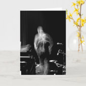 Carte Blur et Mouvement sur scène Jazz Show Card (Fleur jaune)