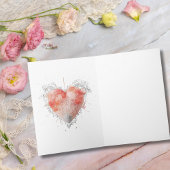 Carte Blush Baroque Lace Sacred Heart Valentines Day