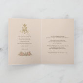 Carte Blush Marian Salve Regina Catholique de dévotion (Intérieur)