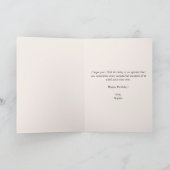 Carte Blush Pink & Rose Gold 18e anniversaire (Intérieur)