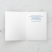 Carte BMT Graduate American Eagle and Stars with Name (Intérieur)