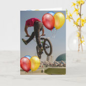 Carte Bmx (Fleur jaune)