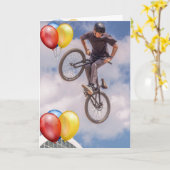 Carte Bmx (Fleur jaune)