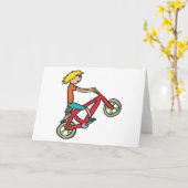 CARTE BMX (Fleur jaune)