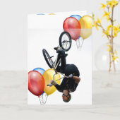 Carte Bmx (Fleur jaune)