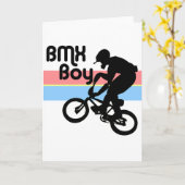 Carte BMX Boy / BMX Girl (Fleur jaune)