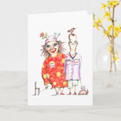 Carte Bob and Claire de Lune greeting card (Fleur jaune)