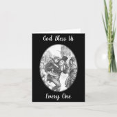 Carte Bob Cratchit Tiny Tim A Christmas Carol (Devant)