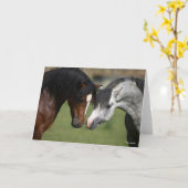 Carte Bob Langrish | Réunion des Poney de Bay et Grey We (Fleur jaune)