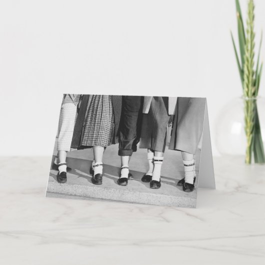 Carte Bobby Socks, 1953 (Devant)