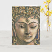 Carte Boddhisatva (Fleur jaune)