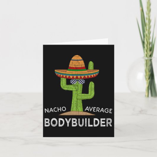 Carte Bodybuilder Funny (Devant)