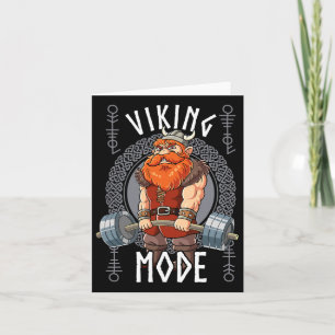 Carte Bodybuilding en mode viking