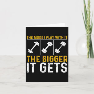 Carte Bodybuilding Gym entraînement Muscles d'haltérophi