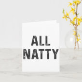 Carte Bodybuilding naturel Funny Body Builder All Natty (Fleur jaune)