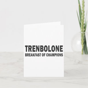 Carte Bodybuilding Stéroïde Trenbolone Petit-Déjeuner Ch