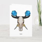 Carte Bœuf aux fléchettes avec fléchette (Dos)