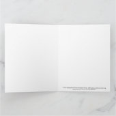Carte "Boganhues impression de luxe avec renne" (Intérieur)
