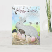 Carte Boganhues Imprimer Bunny de Pâques (Dos)