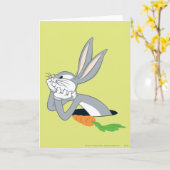 Carte BOGS BUNNY™ avec carotte (Fleur jaune)