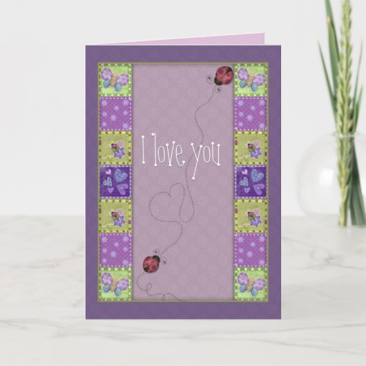 Carte Bogue et papillon (Devant)