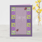 Carte Bogue et papillon (Fleur jaune)