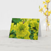 Carte Bogue sur la fleur (Fleur jaune)