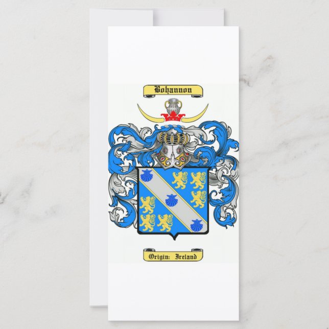 Carte bohannon (Devant)