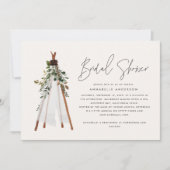 Carte Bohème contemporain teepee botanique été (Devant)