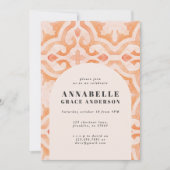 Carte Bohème moderne aquarelle maroc anniversaire (Devant)