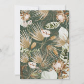 Carte bohemian botanical modern elegant foliage (Dos)
