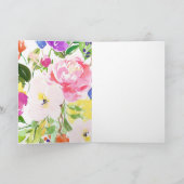 Carte Bohemian Spring Floral Mother's Day Card (Intérieur)