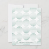 Carte Boho Aquarelle Cravate-Dye Papier personnalisé - V (Dos)