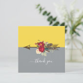 Carte Boho Arrow Merci (Debout devant)