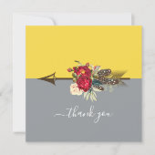 Carte Boho Arrow Merci (Devant)