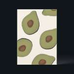 Carte Boho Avocado Motif Tropical Summer Imprimer<br><div class="desc">Ajoutez un accent boho à votre mur avec cette impression estivale à l'avocat. Cette impression boho sera également parfaite comme cadeau. Associer avec les impressions correspondantes.</div>