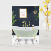 Carte Boho Bath Ier (Fleur jaune)