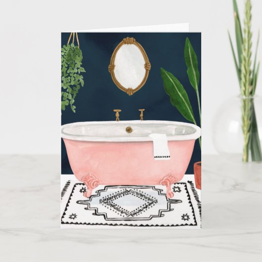 Carte Boho Bath II (Devant)